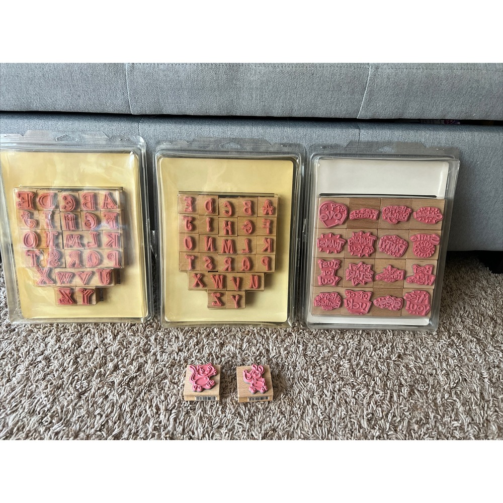 3 Sue Zipkin Rubber Stamp Collection Alphabet 26 Sassy Sayings Sarah Beise NEW - Picture 7 of 13